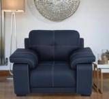 Flipkart Perfect Homes Maxican 1 Seater Sofa In Blue Leatherette 1 Seater Sofa