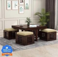 Flipkart Perfect Homes Pure Sheesham Wood Coffee Table set Solid Wood Coffee Table