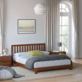 Flipkart Perfect Homes PureWood Acacia Queen Low Bed