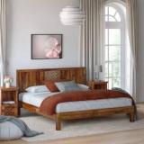 Flipkart Perfect Homes PureWood Sheesham King Bed