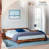 Flipkart Perfect Homes PureWood Sheesham King Low Bed