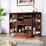 Flipkart Perfect Homes Rosewood Bar Cabinet Rack For Home Solid Wood Bar Cabinet