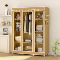 Flipkart Perfect Homes Studio 3 Door 10 Shelf PP Collapsible Wardrobe