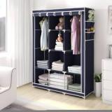 Flipkart Perfect Homes Studio 3 Door 8 Shelf Carbon Steel Collapsible Wardrobe