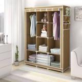 Flipkart Perfect Homes Studio 3 Door 8 Shelf PP Collapsible Wardrobe