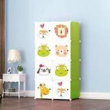 Flipkart Perfect Homes Studio 8 Door Kids Wardrobe, Rack PP Collapsible Wardrobe