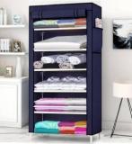 Flipkart Perfect Homes Studio Single Door 6 Shelf Carbon Steel Collapsible Wardrobe