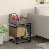 Flipkart Perfect Homes Studio Valentine Engineered Wood Side Table