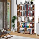 Flipkart Perfect Homes Studio Wall Panel Print 12 Shelf Book Organizer Metal Open Book Shelf