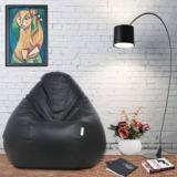 Flipkart Perfect Homes Studio XXL Classic Tear Drop Shaped Bean Bag Bean Bag With Bean Filling