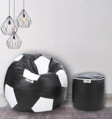 Flipkart Smartbuy XXXL Football Bean Bag With Bean Filling