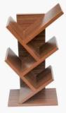 Floresta Wud Tree Shape Book Shelf Suitable For Small Books | Engineered Wood Open Book Shelf