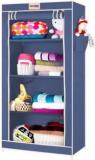 Folddon Foldable Single Door / 4 Shelves PP Collapsible Wardrobe