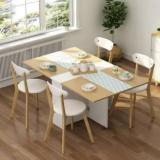 Forktail Engineered Wood 6 Seater Dining Table