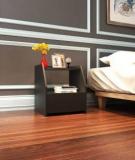 Forzza Bolt With Drawer Engineered Wood Bedside Table