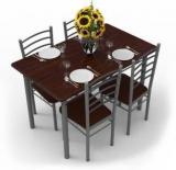 Forzza Ivy Metal 4 Seater Dining Table