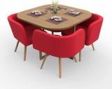 Forzza Mason Fabric 4 Seater Dining Table