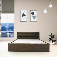 Fresh Up Beverly Engineered Wood Fully Upholstered Bed With Box Storage Engineered Wood Double Box Bed