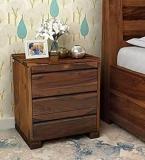 Friday Furniture Corner Sofa/Bed Side/End Table Storage Cabinet For Bedroom/Living Room Solid Wood Side Table