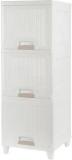 Fullstar Foldable Plastic Cupboard For Storage Set Of 3 | Plastic Racks For Clothes | Plastic Cupboard