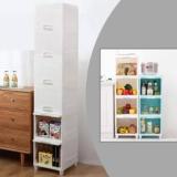 Fullstar Foldable Plastic Cupboard For Storage Set Of 6 | Plastic Racks For Clothes | Plastic Cupboard