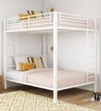 Furinno Etal Frame 2 Tier Bunk Bed Withour Storage Twin Over Bed For Bedroom Solid Wood Bunk Bed