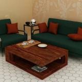 Furinno Solid Sheesham Wood Center/Tea/Sofa Table For LivingRoom/Home/Hotel Ll Solid Wood Coffee Table