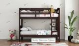 Furinno Solid Sheesham Wood Standard Nero Bunk Bed For Home Living Room Adults Solid Wood Bunk Bed