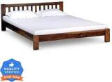 Furinno Solid Wooden Solid Wood Queen Bed