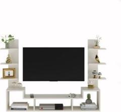 Furneaser Dravin Wall Tv Unit, Set Top Box Stand, Rack, Cabinet, Engineered Wood TV Entertainment Unit