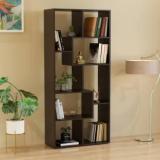 Furneaser Medina Bookcase, Multipurpose Book Cabinet, Display Rack, Engineered Wood Open Book Shelf