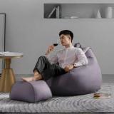 Furnigully XXXL 3XL Bean Bag With Footrest & Cushion Ready To Use With Beans Bean Bag Footstool With Bean Filling