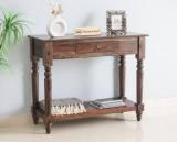 Furniselan Belgium Sheesham Wood Console Table For Living /Bed Room Solid Wood Console Table