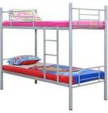 FurnitureKraft Bunk Bed In Silver Color