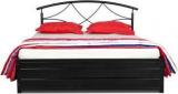 Furniturekraft Granada Metal Queen Bed With Storage