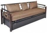 FurnitureKraft Leisure Sofa Cum Bed With Storage