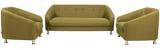 FurnitureKraft New Mexico 3 + 1 + 1 Sofa Set In Green Colour