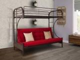 Furniturekraft Regina Sofa Cum Bunk Metal Queen Bed