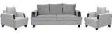 FurnitureKraft Roman Reverie 3 +1+1 Seater Sofa Set In Gray Colour