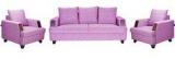 FurnitureKraft Roman Reverie 3 +1+1 Seater Sofa Set In Purple Colour