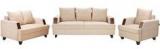 FurnitureKraft Roman Reverie 3 +2+1 Seater Sofa Set In Beige Colour