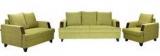 FurnitureKraft Roman Reverie 3 +2+1 Seater Sofa Set In Green Colour