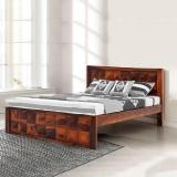 Furnitureshri Solid Wood King Bed