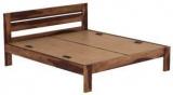 Furnizy Bed Without Storage Solid Wood Queen Bed