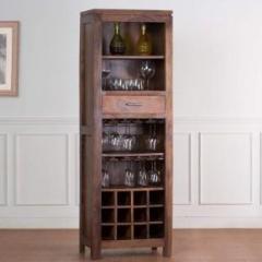 Furnizy Solid Wood Bar Cabinet