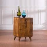 Furnizy Solid Wood End Table