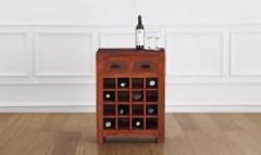 Furnspace Camden Bar Cabinet Solid Wood Bar Cabinet