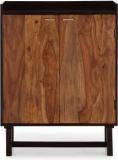 Furnspace David Bar Cabinet Solid Wood Bar Cabinet