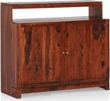 Furnspace Twin Star Bar Cabinet Solid Wood Bar Cabinet