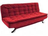 Furny Cosy Sofa Bed With Sunrise Fabrics In Red